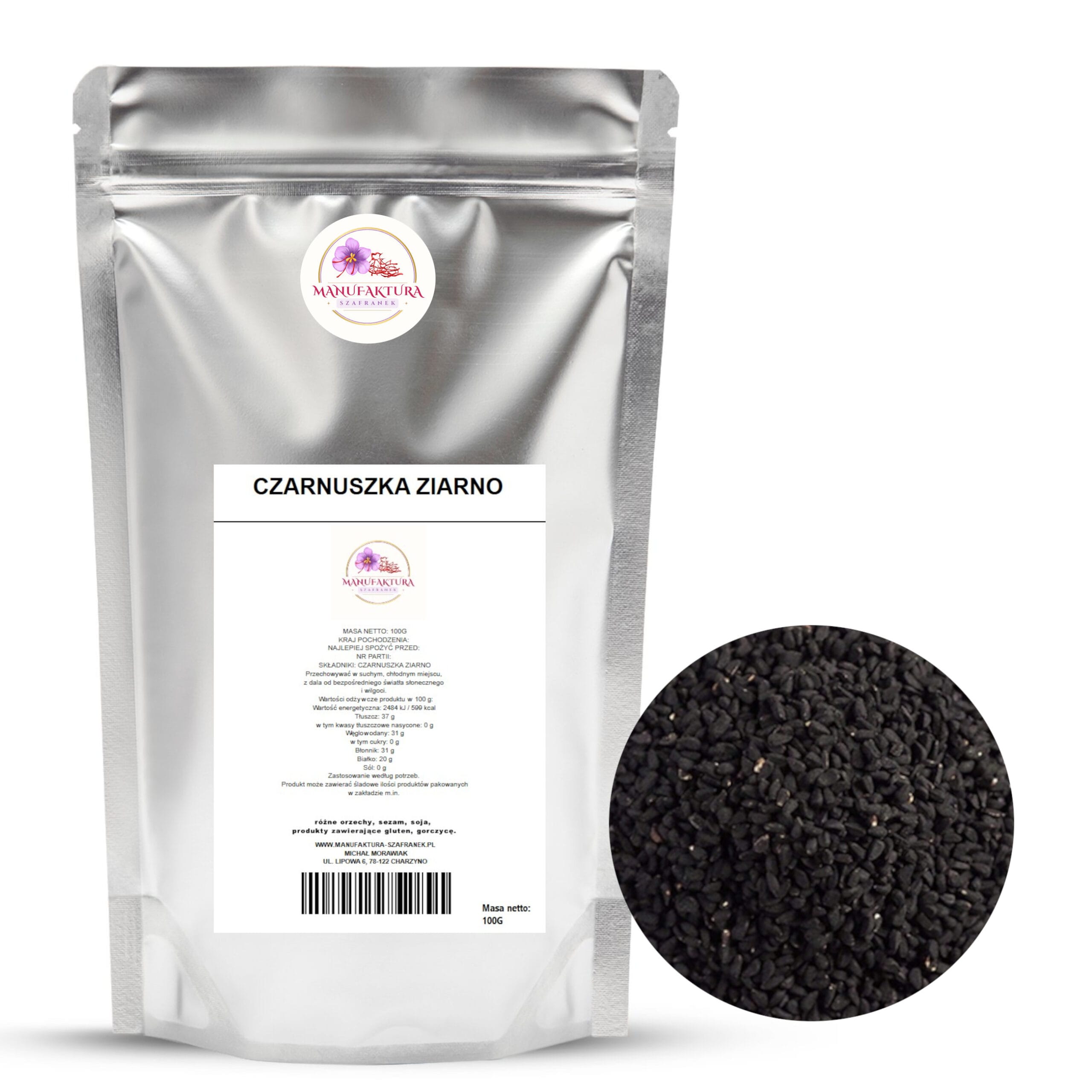 CZARNUSZKA ZIARNO 100G+KOLO CZARNUSZKA ZIARNO