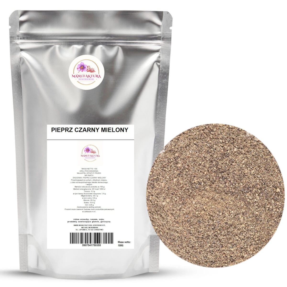 PIEPRZ CZARNY MIELONY