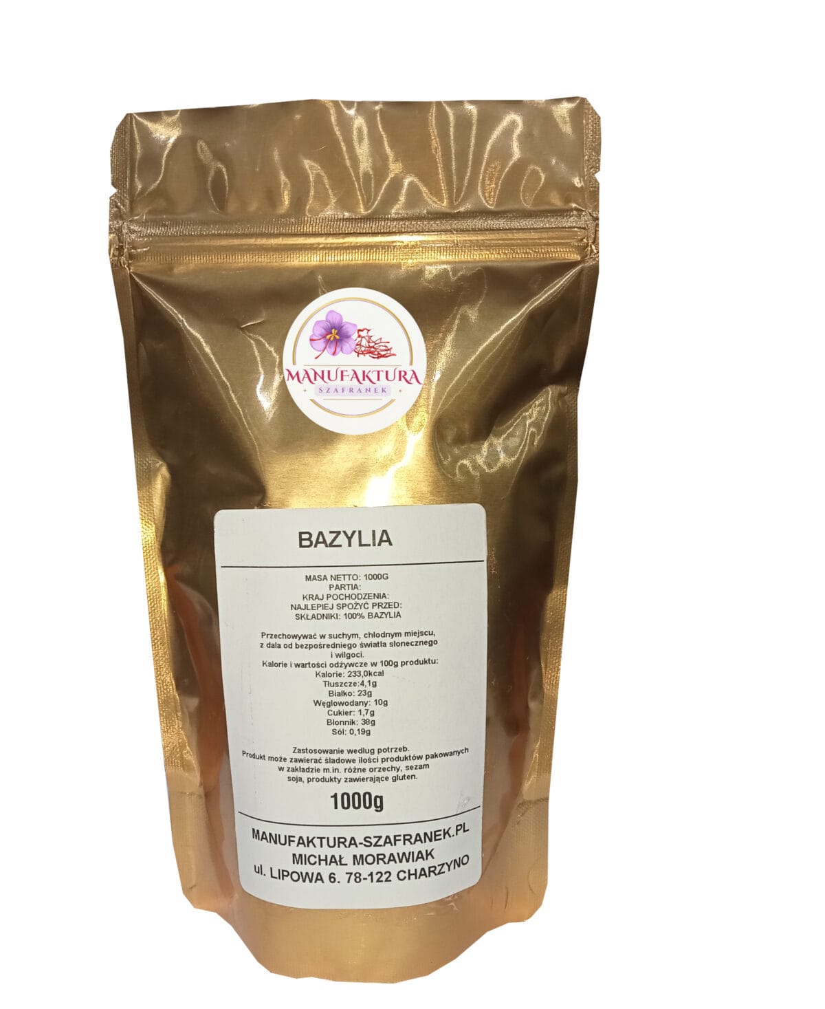 BAZYLIA SUSZONA 1000g
