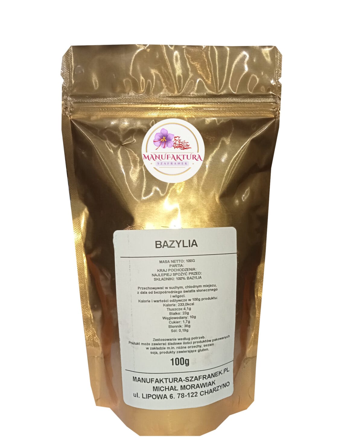 BAZYLIA SUSZONA 100g