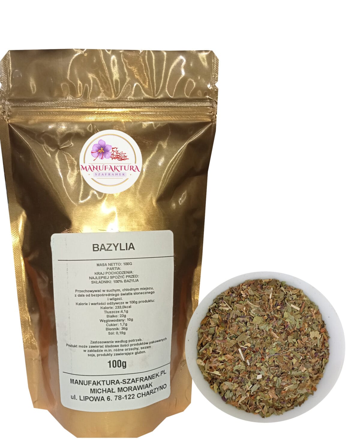 BAZYLIA SUSZONA 100g