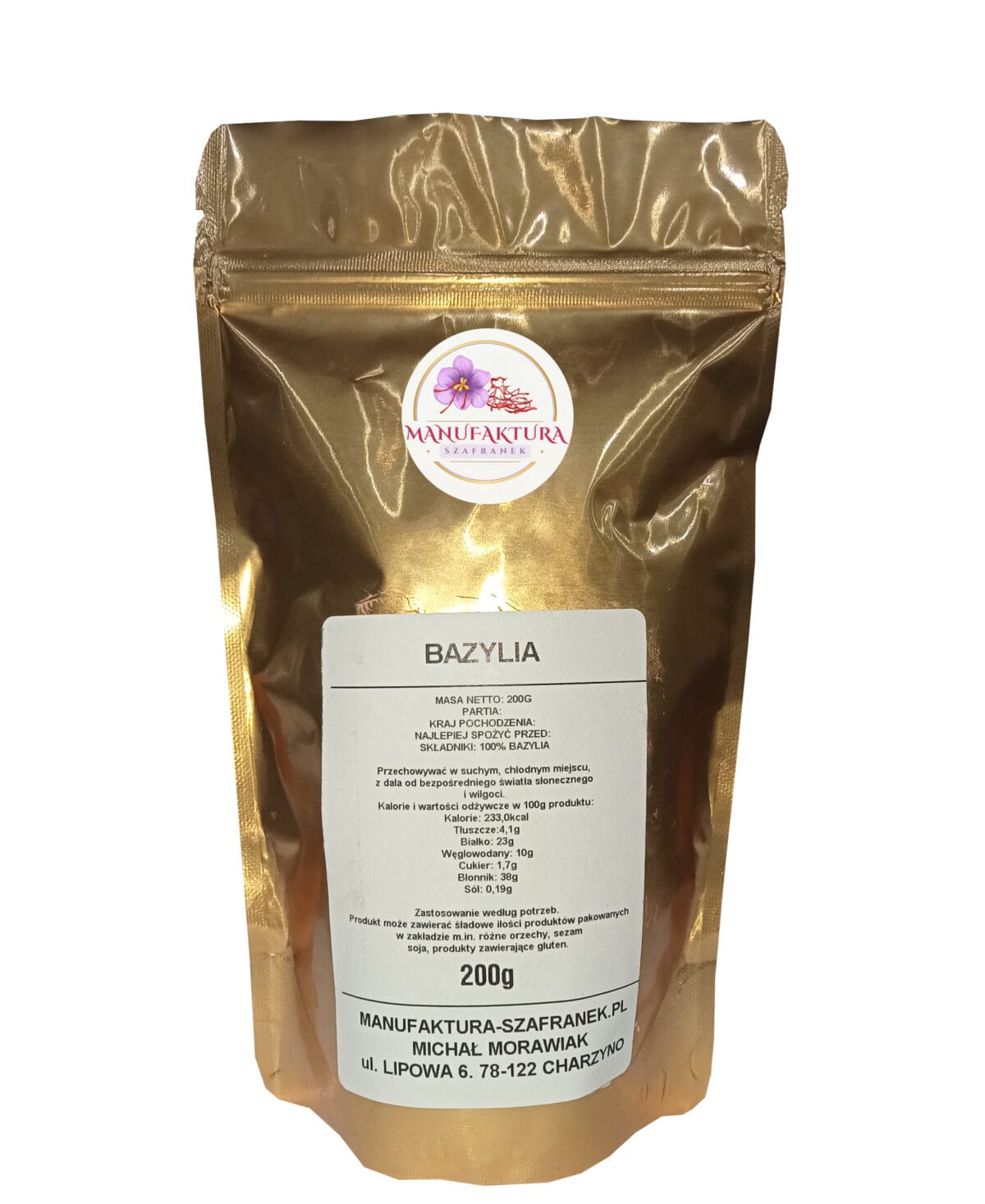 BAZYLIA SUSZONA 200g