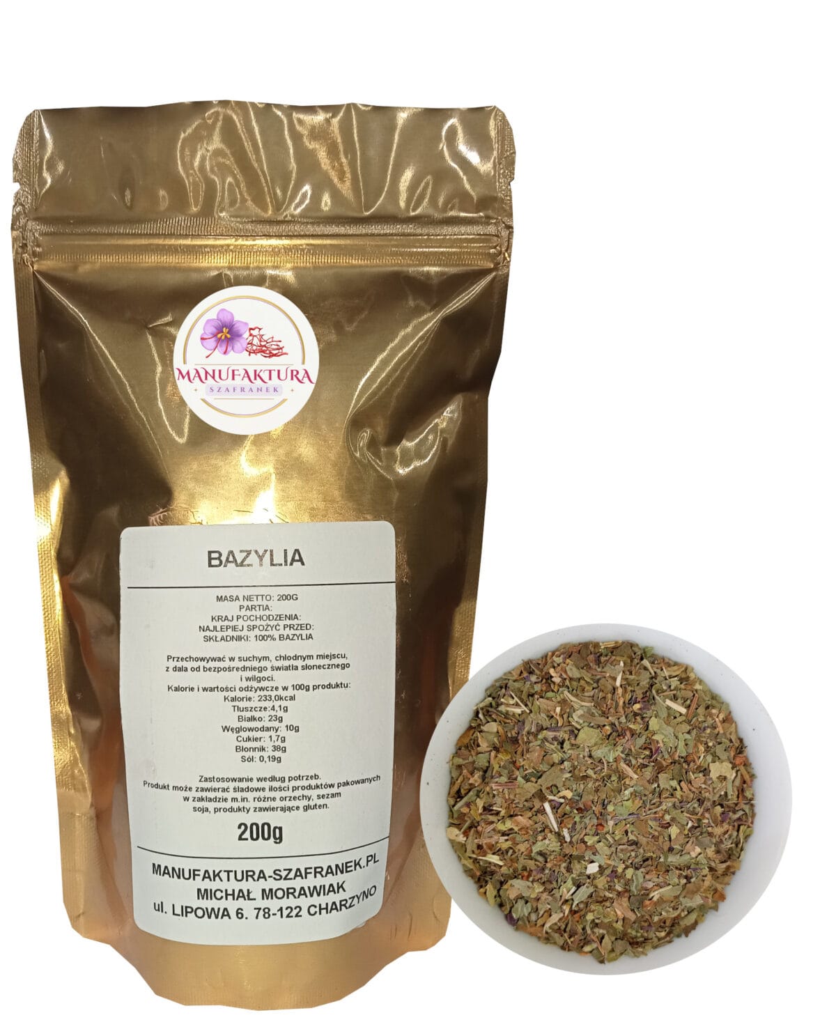 BAZYLIA SUSZONA 200g