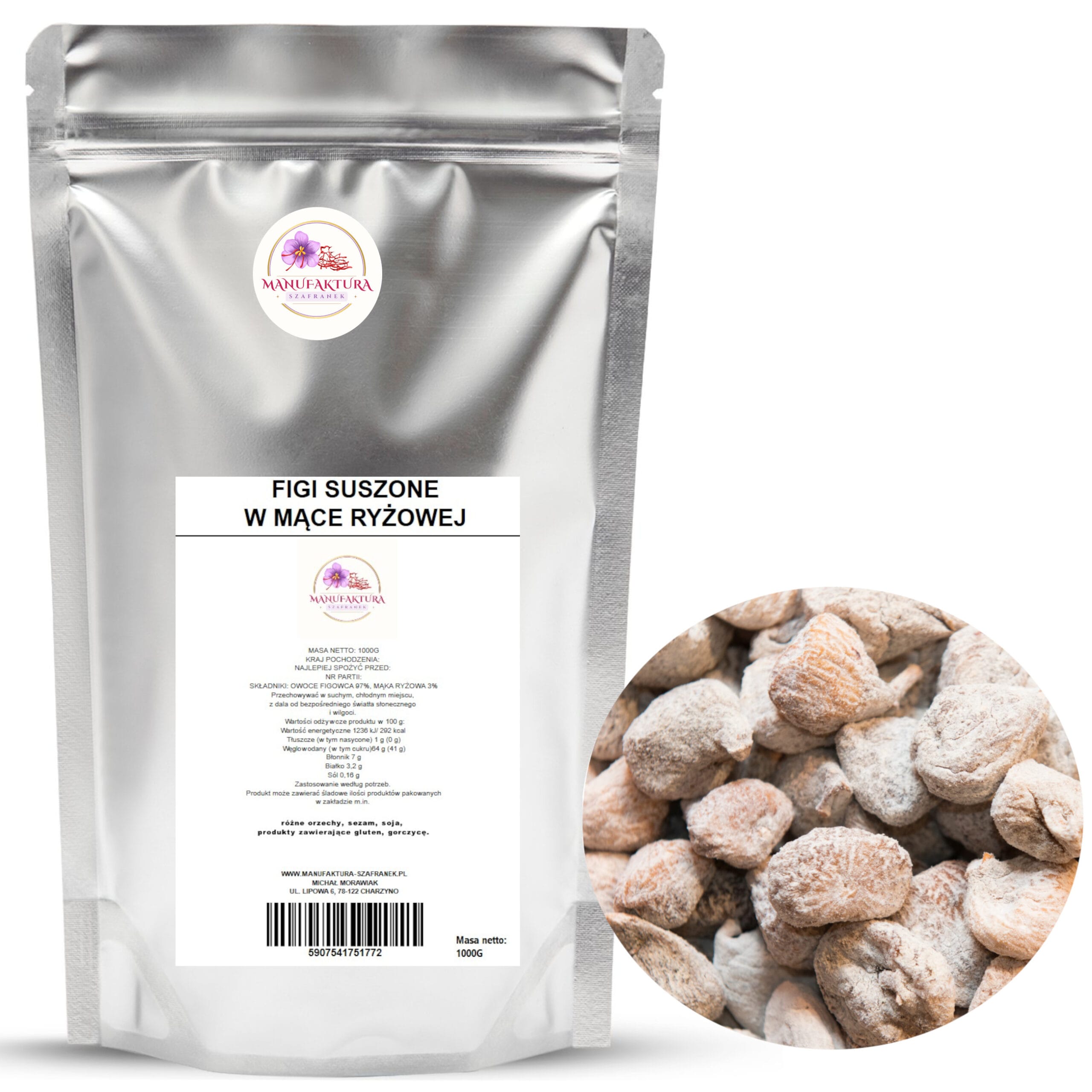 FIGI SUSZONE W MĄCE RYŻOWEJ