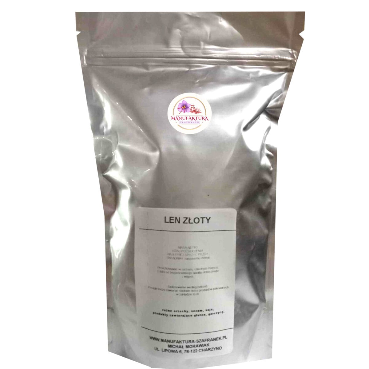 LEN ZŁOTY SIEMIĘ LNIANE ZŁOTE ZIARNO 1000G