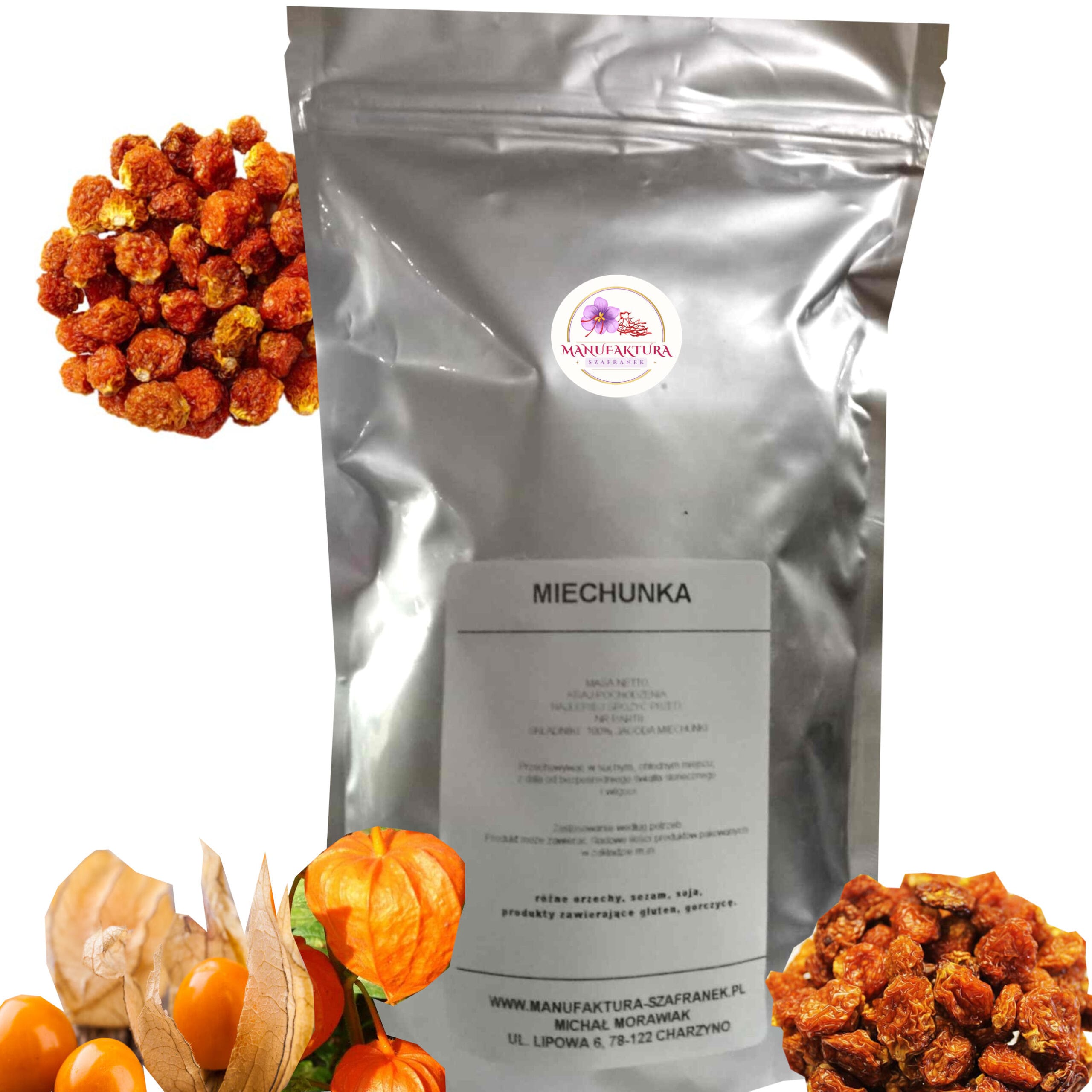 MIECHUNKA SUSZONA 1000G WIŚNIA PERUWIAŃSKA witamina C