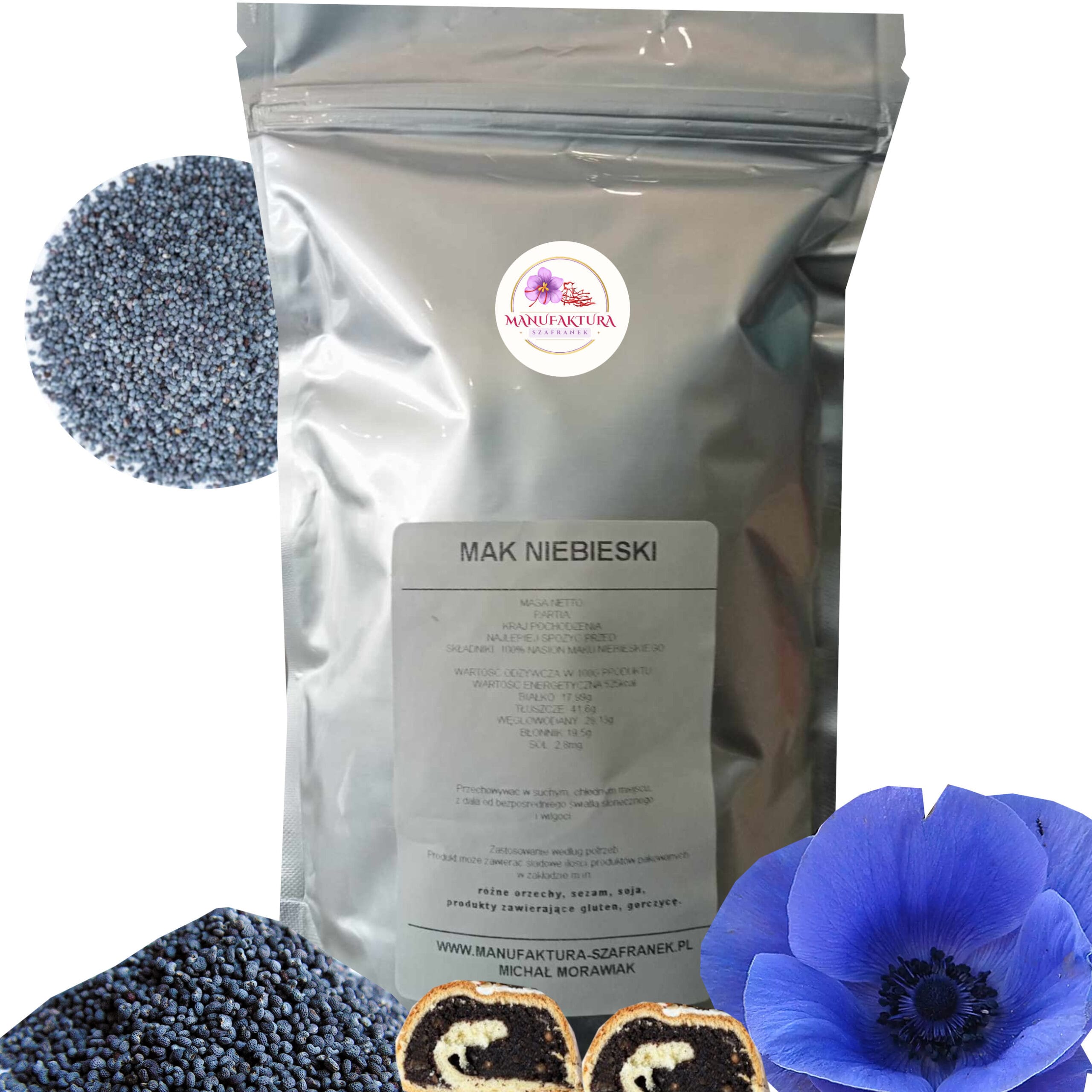 MAK NIEBIESKI ZIARNO 500g