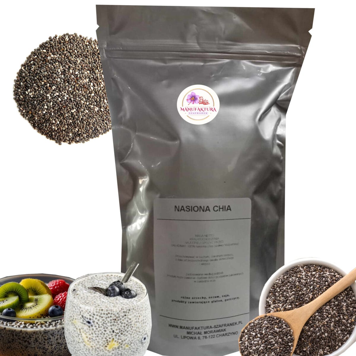 NASIONA CHIA SZAŁWIA HISZPAŃSKA 500g