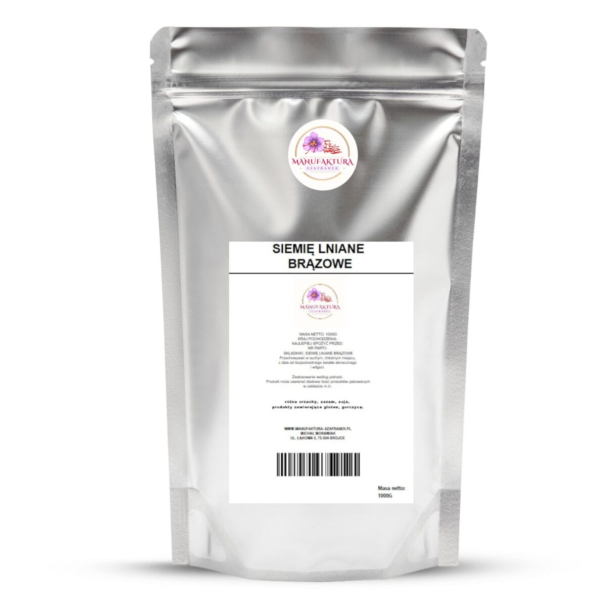 SIEMIĘ LNIANE BRĄZOWE