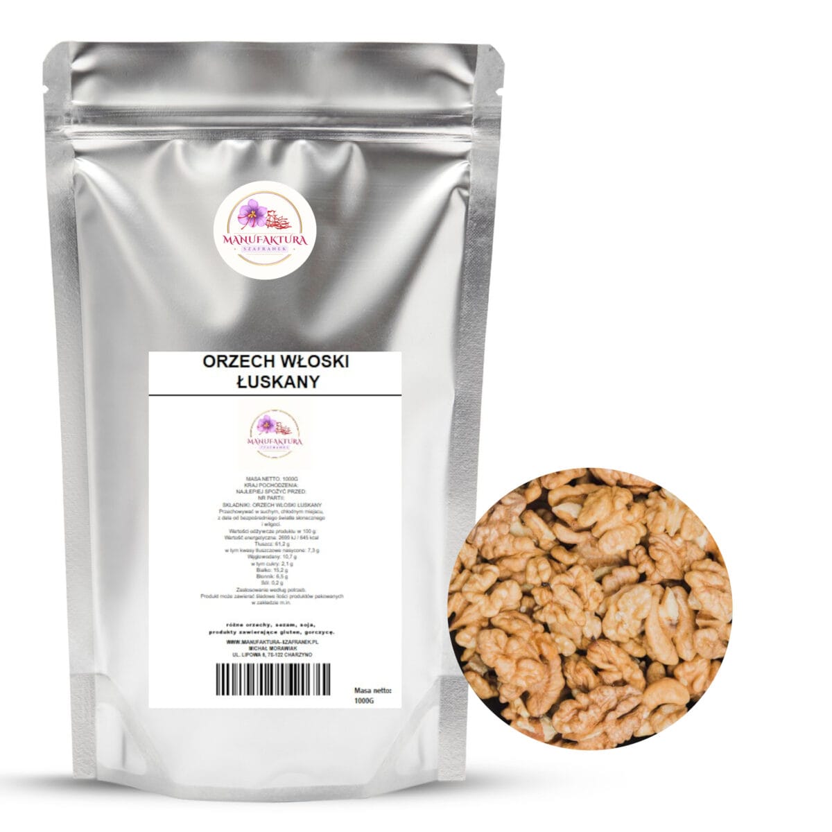 ORZECH WŁOSKI ŁUSKANY