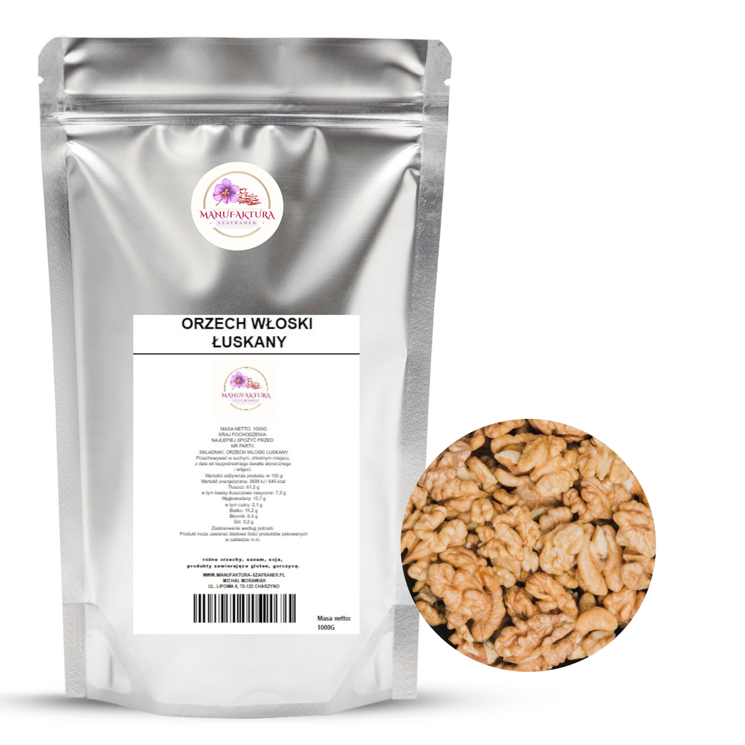 ORZECH WŁOSKI ŁUSKANY