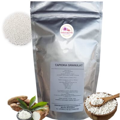 TAPIOKA KULKI 1000G GRANULKI SKROBIA Z MANIOKU