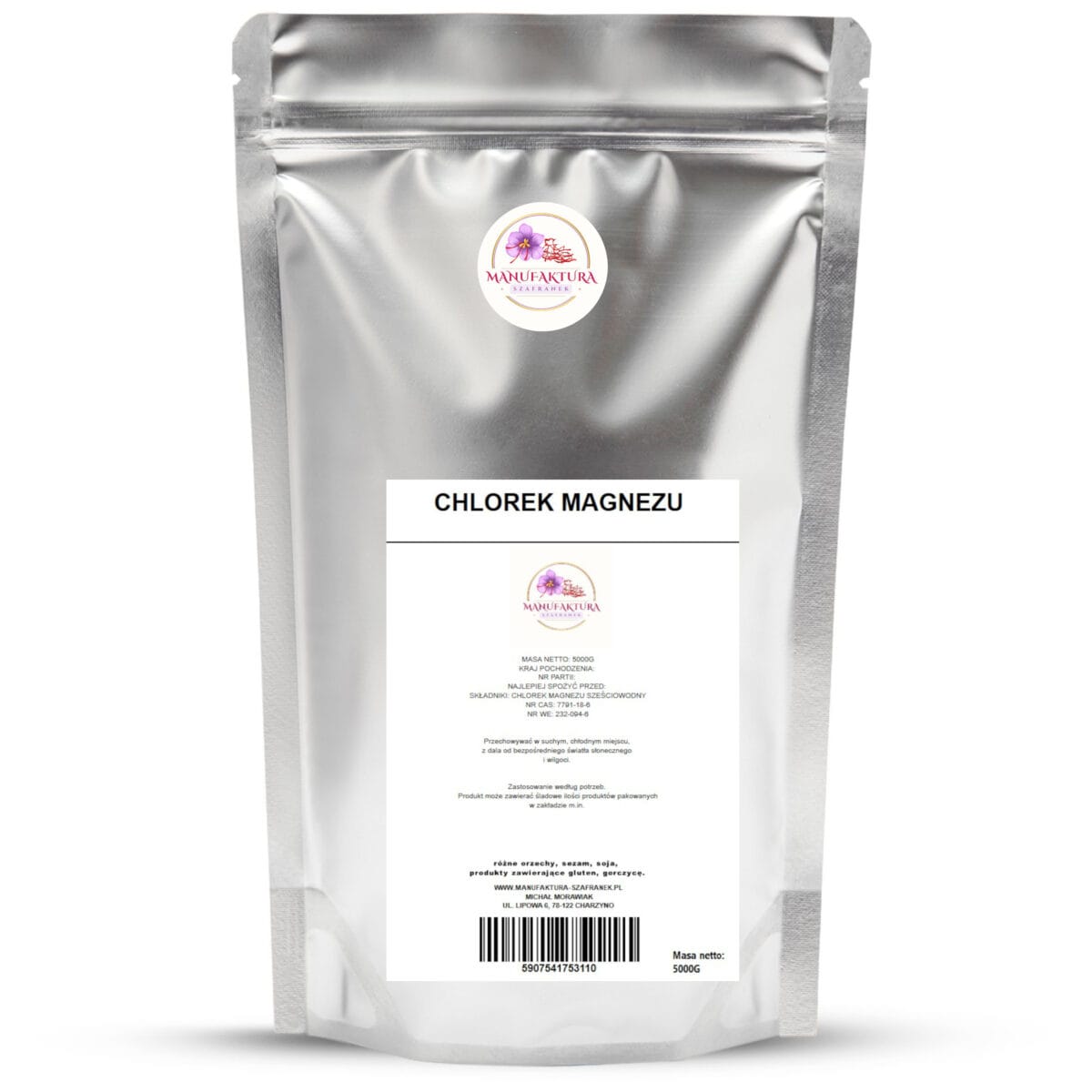 chlorek 5kg CHLOREK MAGNEZU SZEŚCIOWODNY CZYSTY