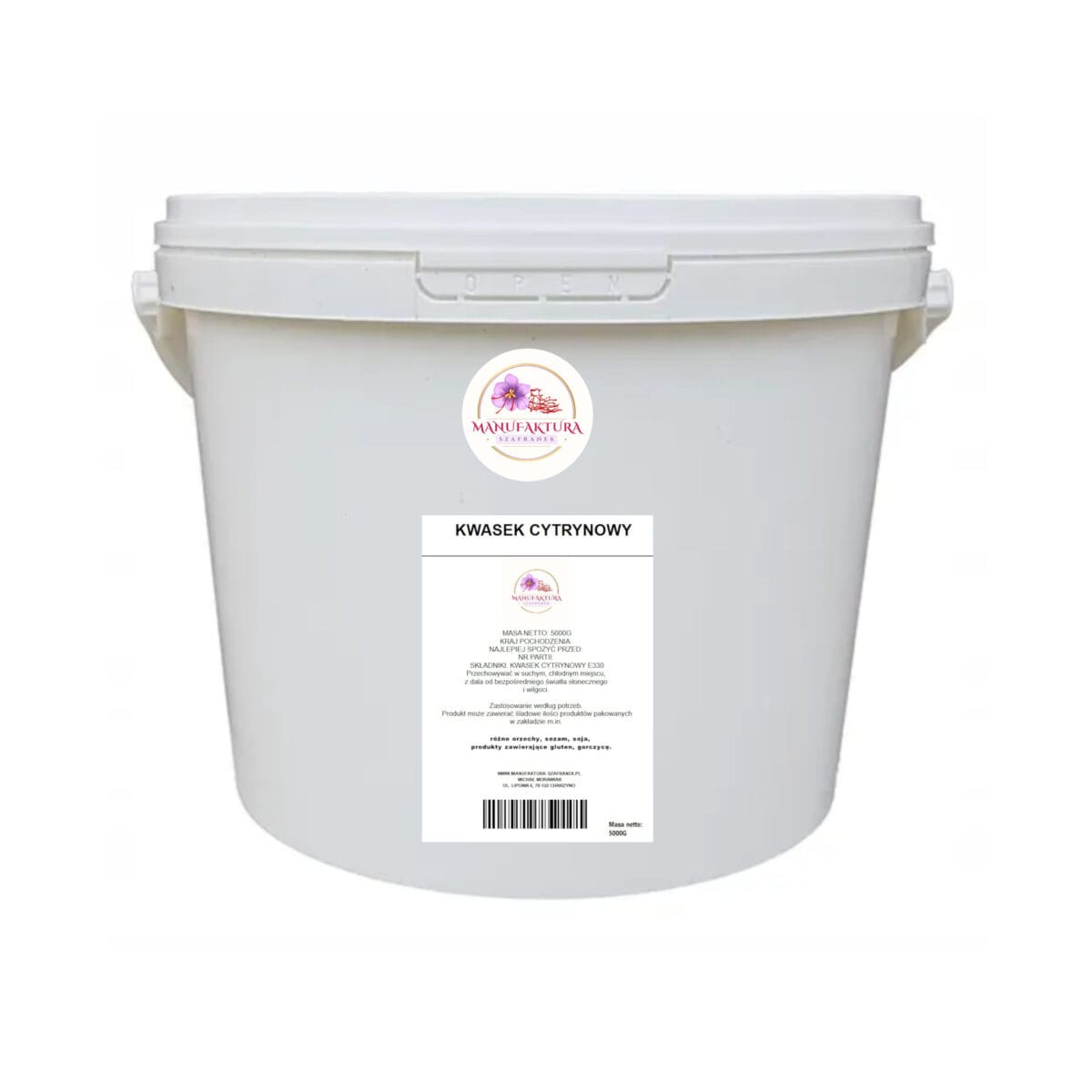 KWASEK CYTRYNOWY SPOŻYWCZY 5 kg