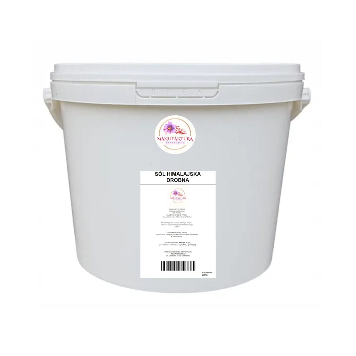 SÓL HIMALAJSKA DROBNA różowa niejodowana 5kg