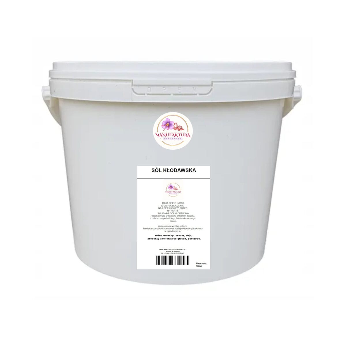 SÓL KŁODAWSKA biała sól kamienna 5kg