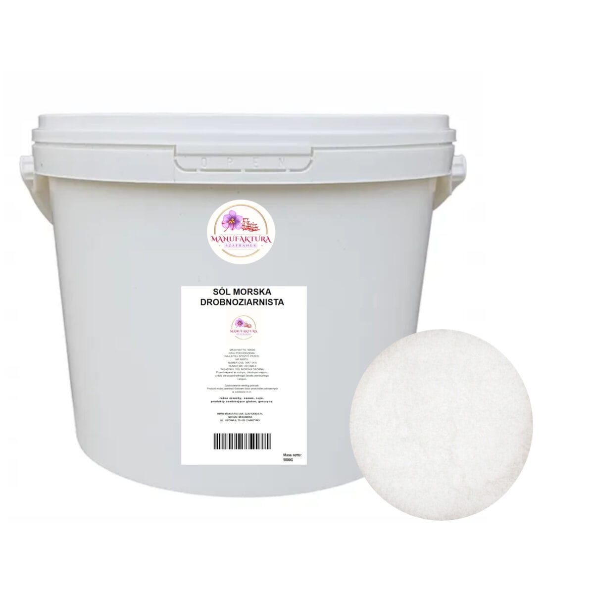 SÓL MORSKA DROBNA 5kg