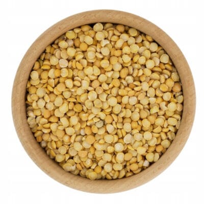 Groch ŻÓŁTY POŁÓWKI łuszczony