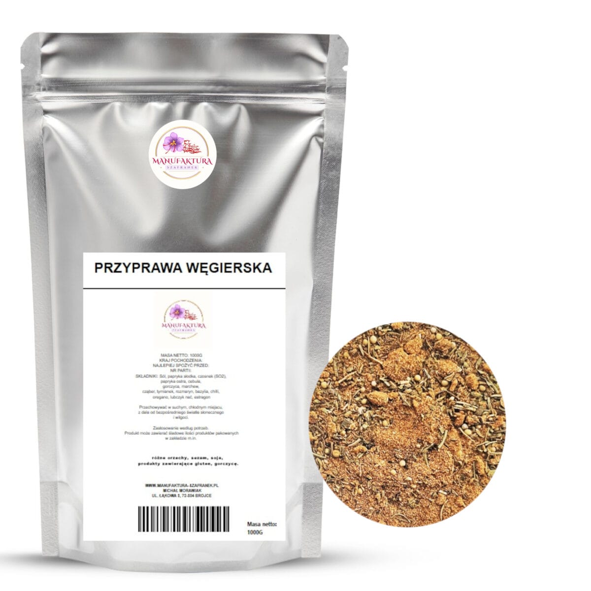 P. EGIERSKA 1KG+KOLO PRZYPRAWA WĘGIERSKA